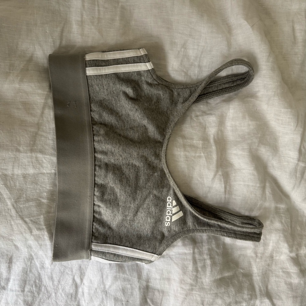 Grey Adidas Sports Bra